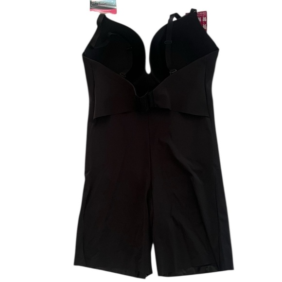 Maidenform Black Firm Control Bodysuit all in one cool comfort firm shapes XXL - Picture 4 of 16
